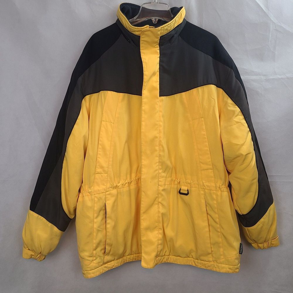 Pacific Trail Cold Weather Collection Men's (XL) Yellow & Black Full Zip Jacket